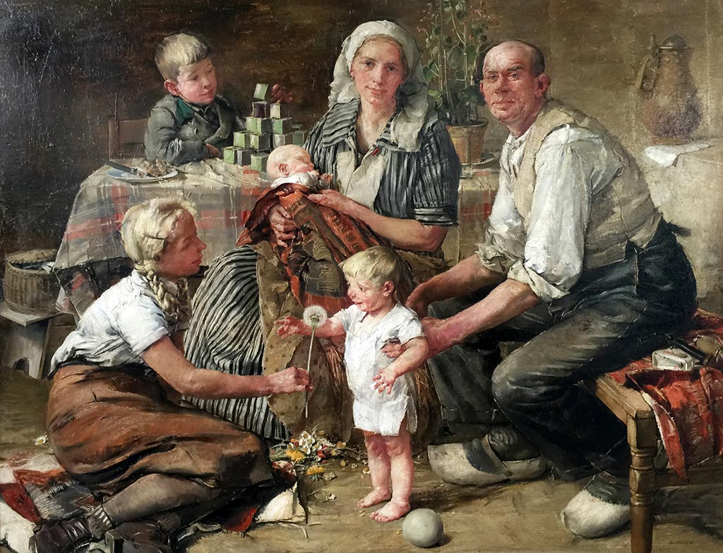 Hans Schmitz-Wiedenbrück, Familienbild, 1939
