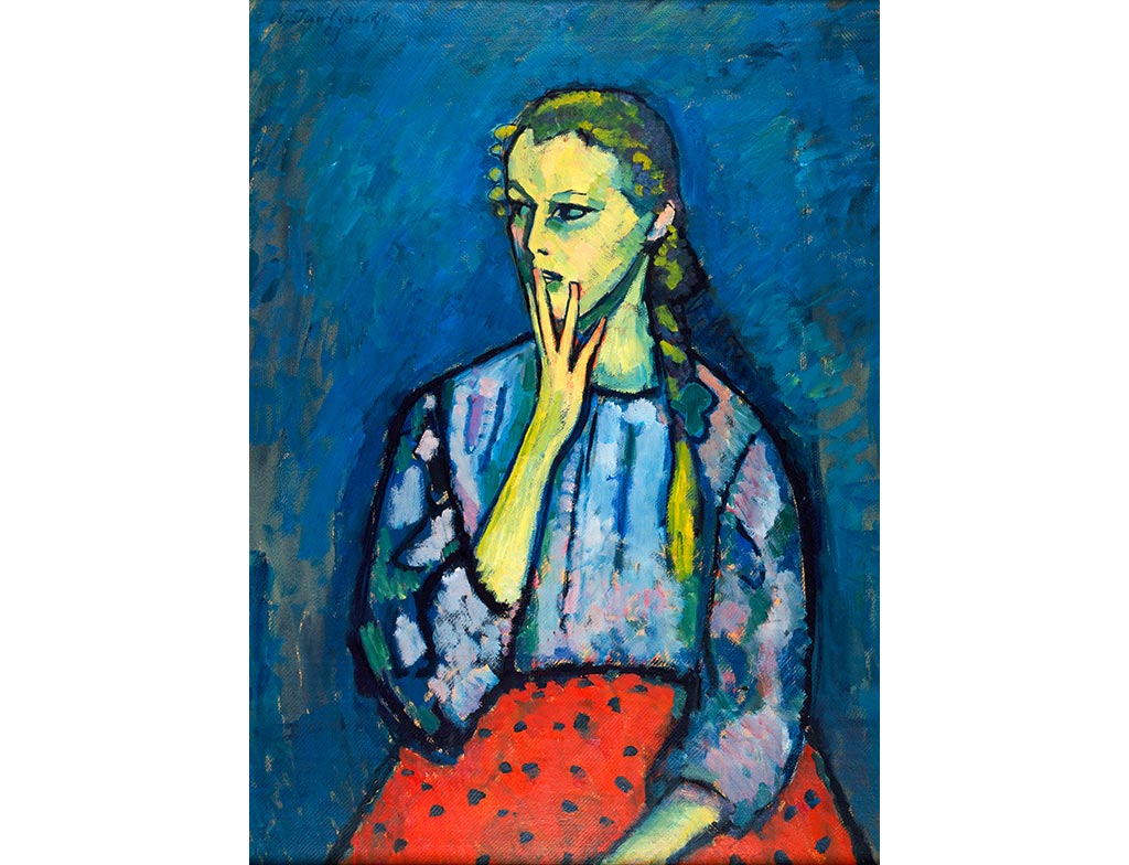 Alexej von Jawlensky, Mädchenbildnis, 1909