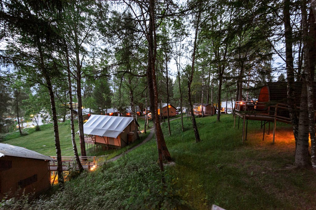 Abendstimmung im Nature Resort Natterer See