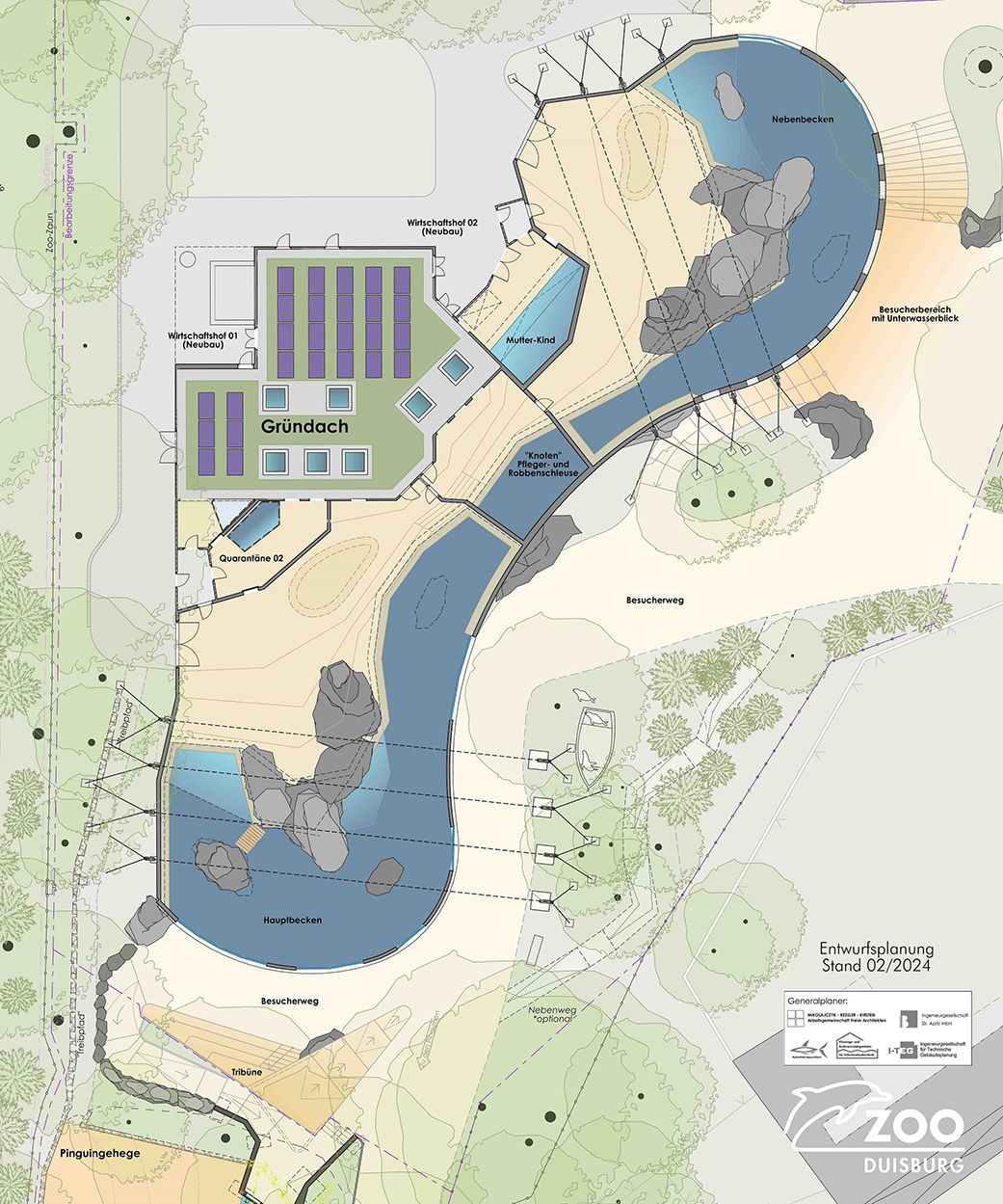 Technische Zeichnung ohne Segel